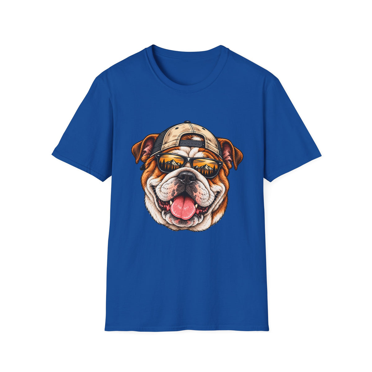Bulldog Hat backwards T-Shirt