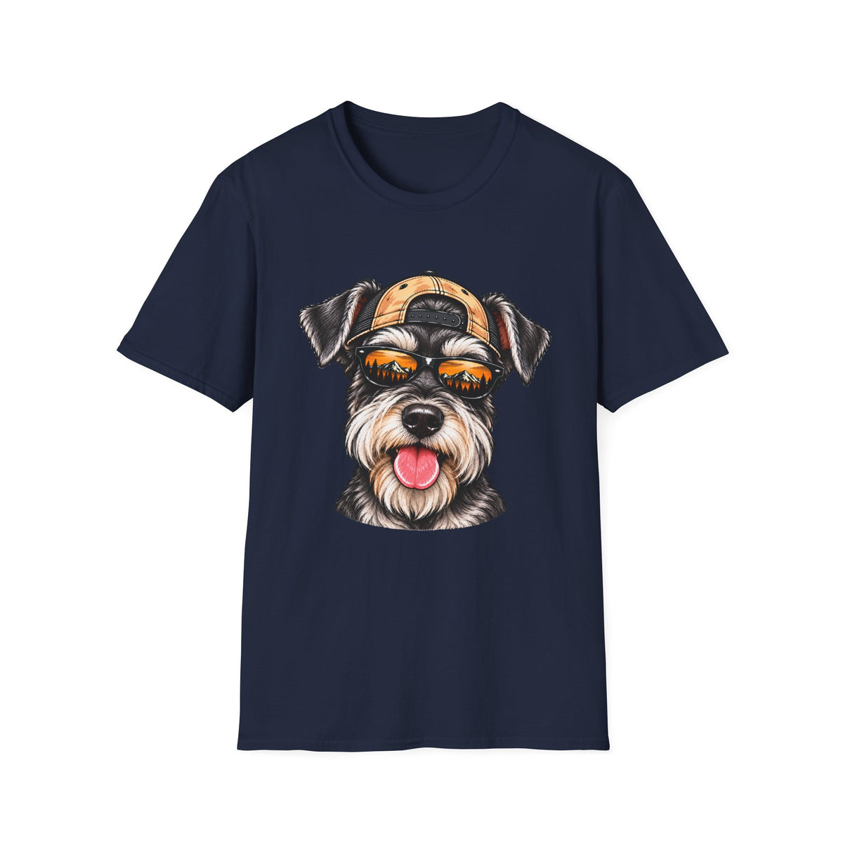 Schnauzer Hat backwards T-Shirt