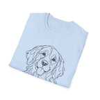 Golden Retriever Line art T-Shirt