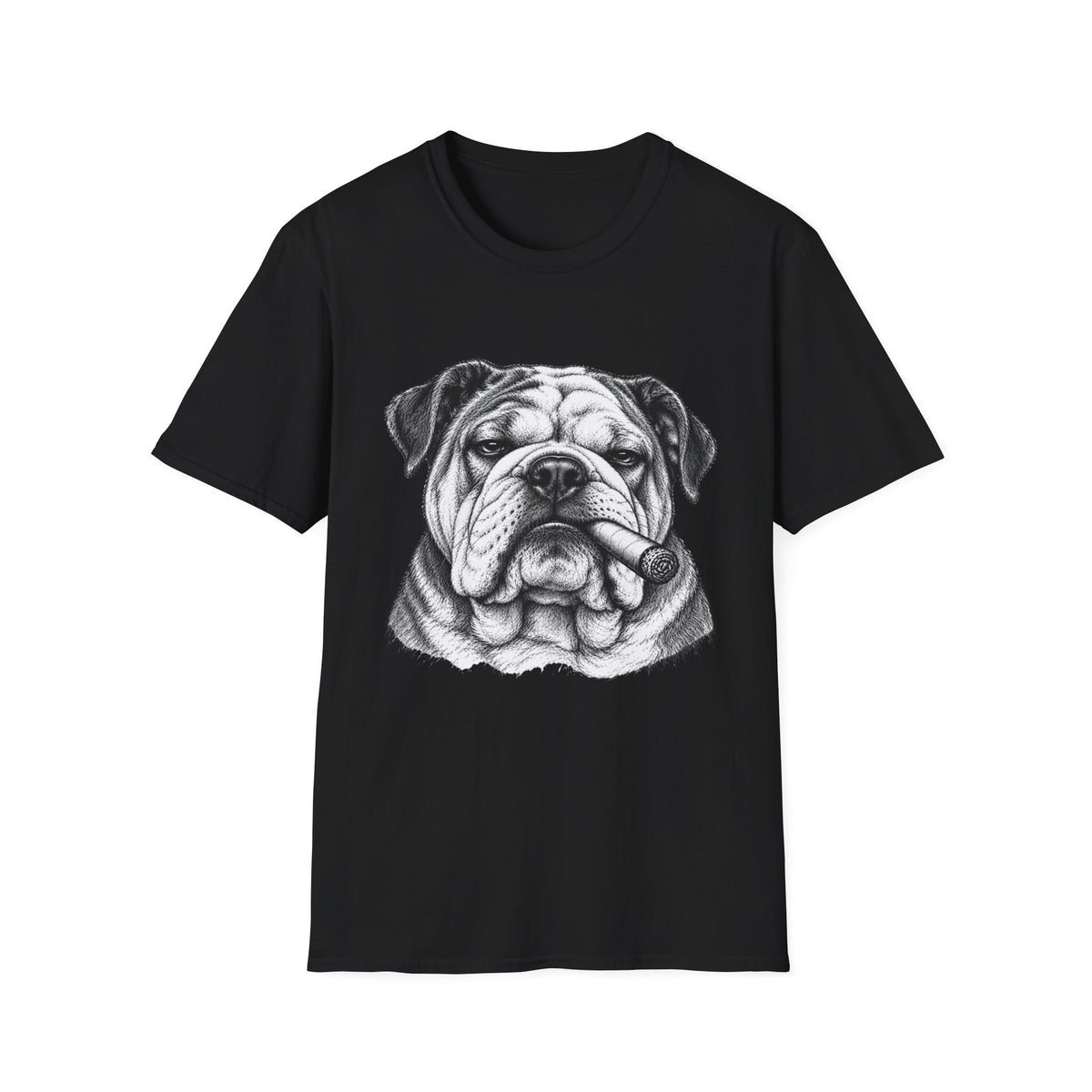 Bulldog with a Cigar T-Shirt