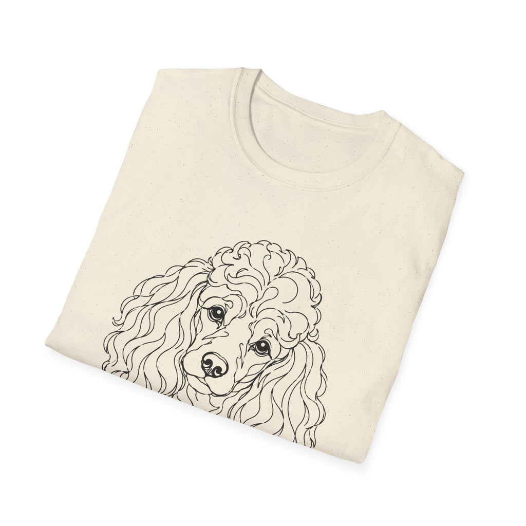 Poodle Line art T-Shirt