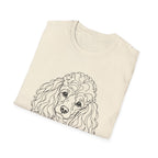 Poodle Line art T-Shirt