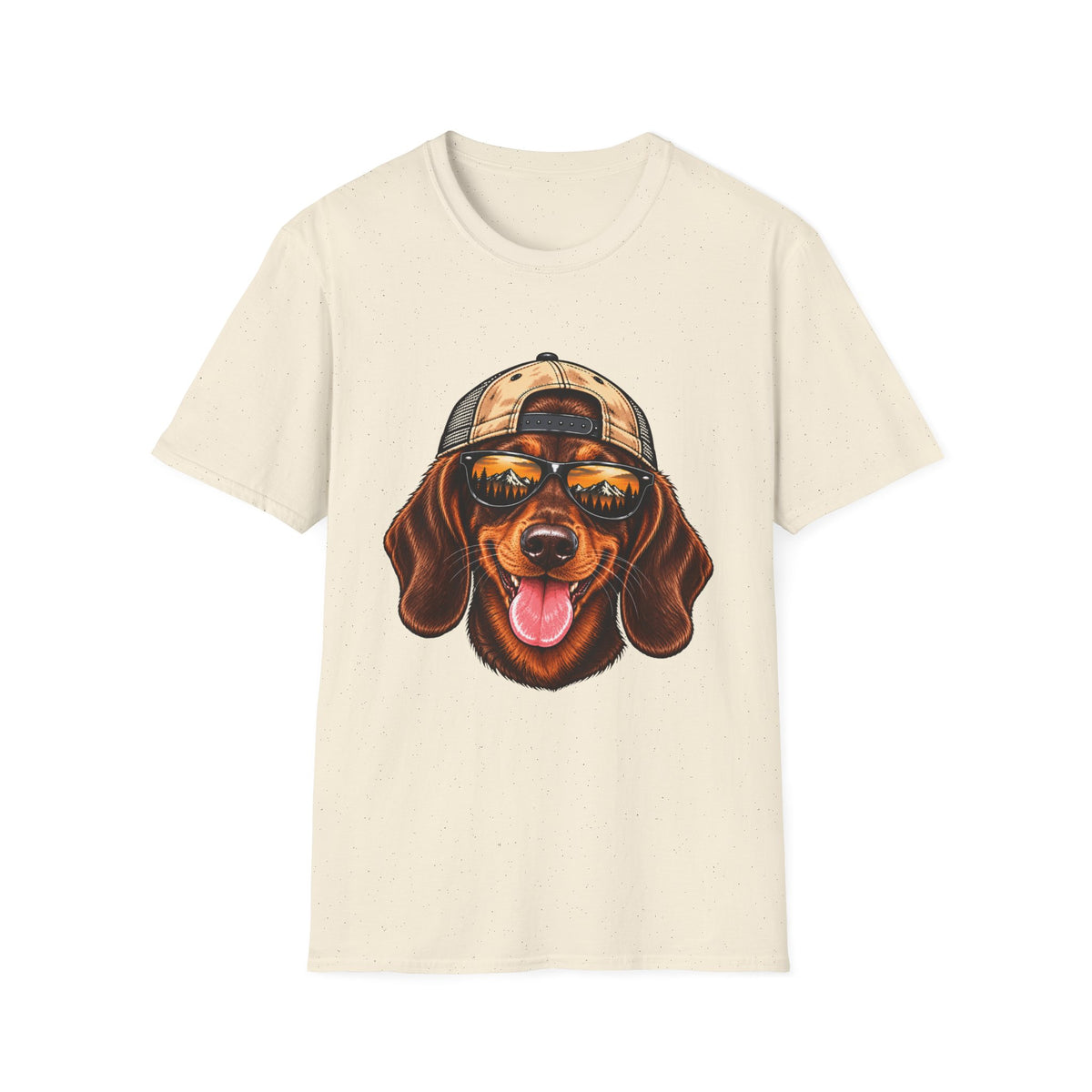 Dachshund Hat backwards T-Shirt