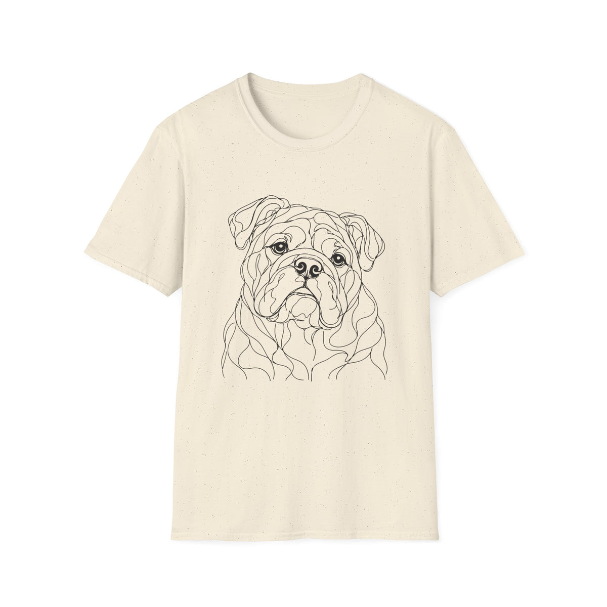 English Bulldog Line art T-Shirt