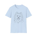 Samoyed Line art T-Shirt