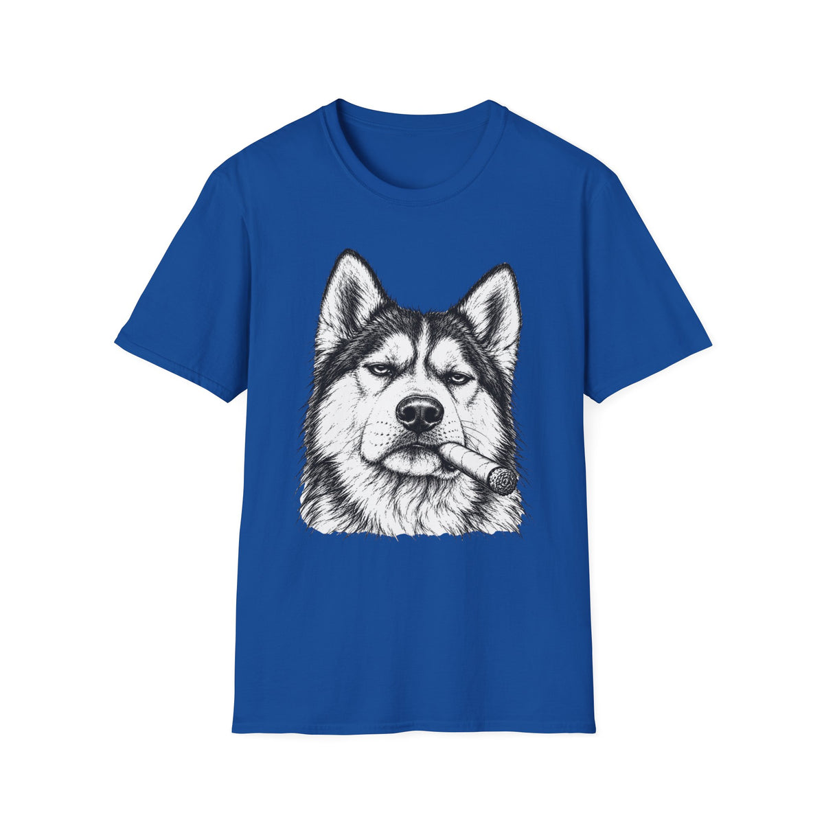 Husky with a Cigar T-Shirt