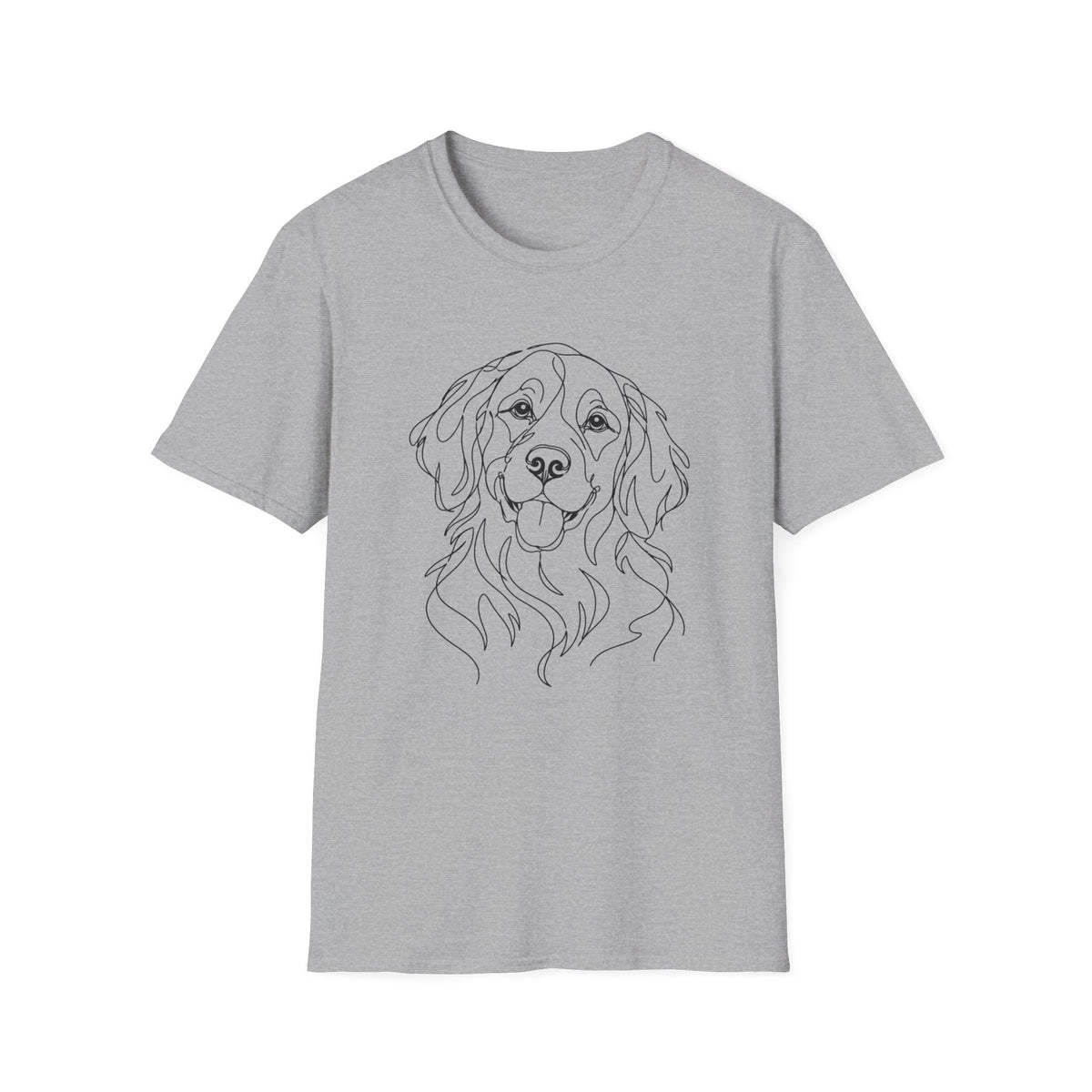 Golden Retriever Line art T-Shirt