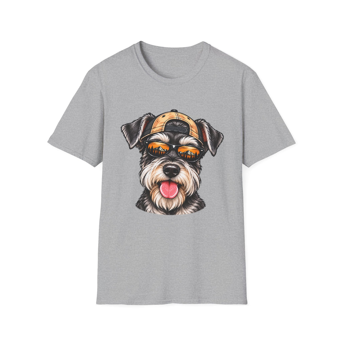 Schnauzer Hat backwards T-Shirt