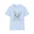 Boston Terrier Line art T-Shirt