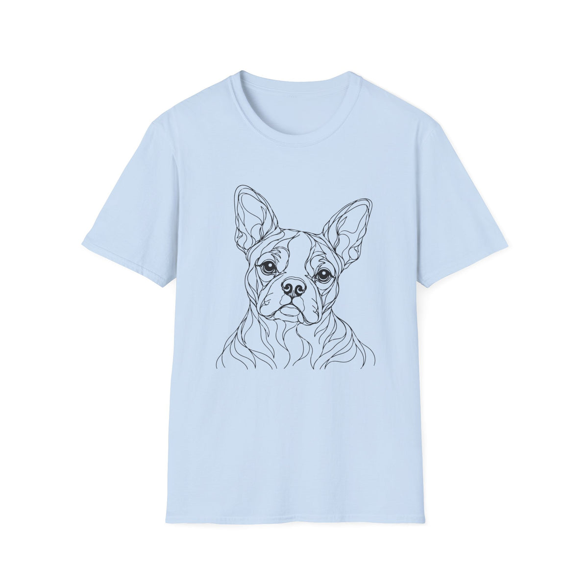 Boston Terrier Line art T-Shirt