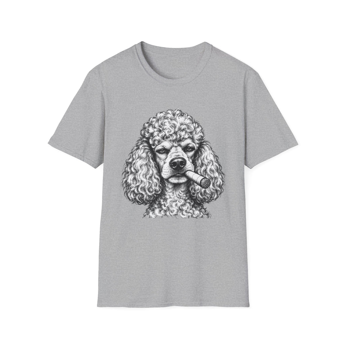 Poodle with a Cigar T-Shirt