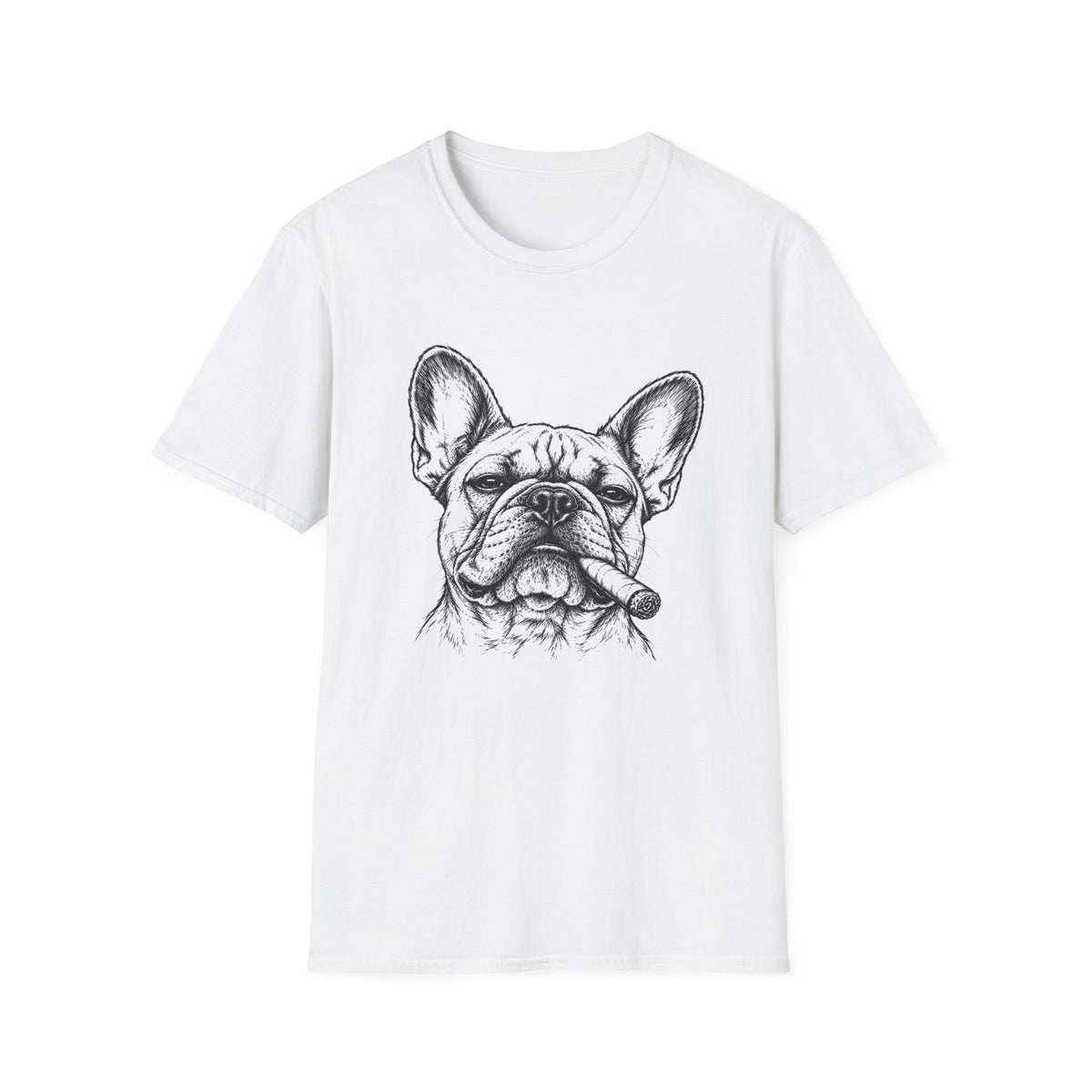 French Bulldog with a Cigar T-Shirt