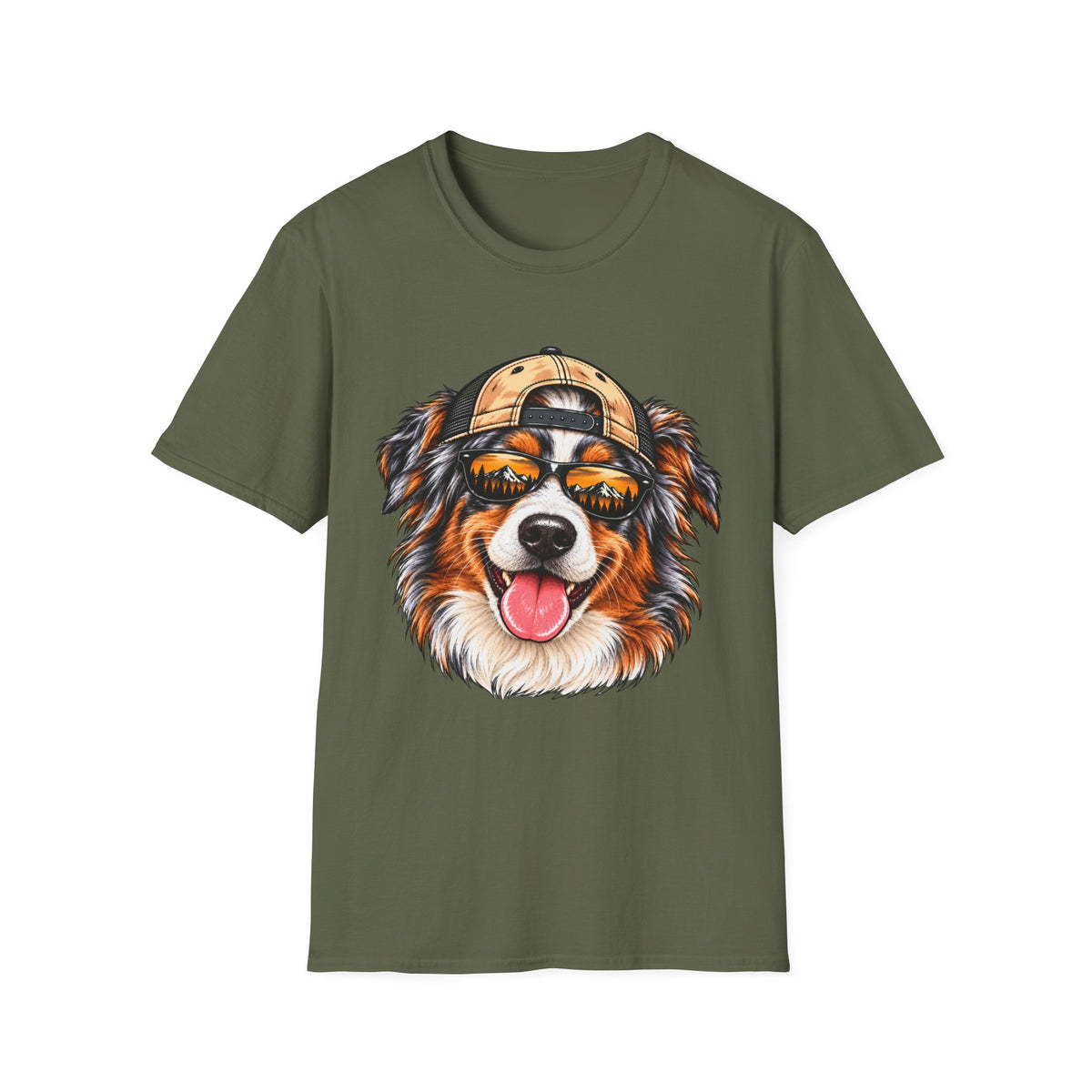 Australian Shepherd Hat backwards T-Shirt