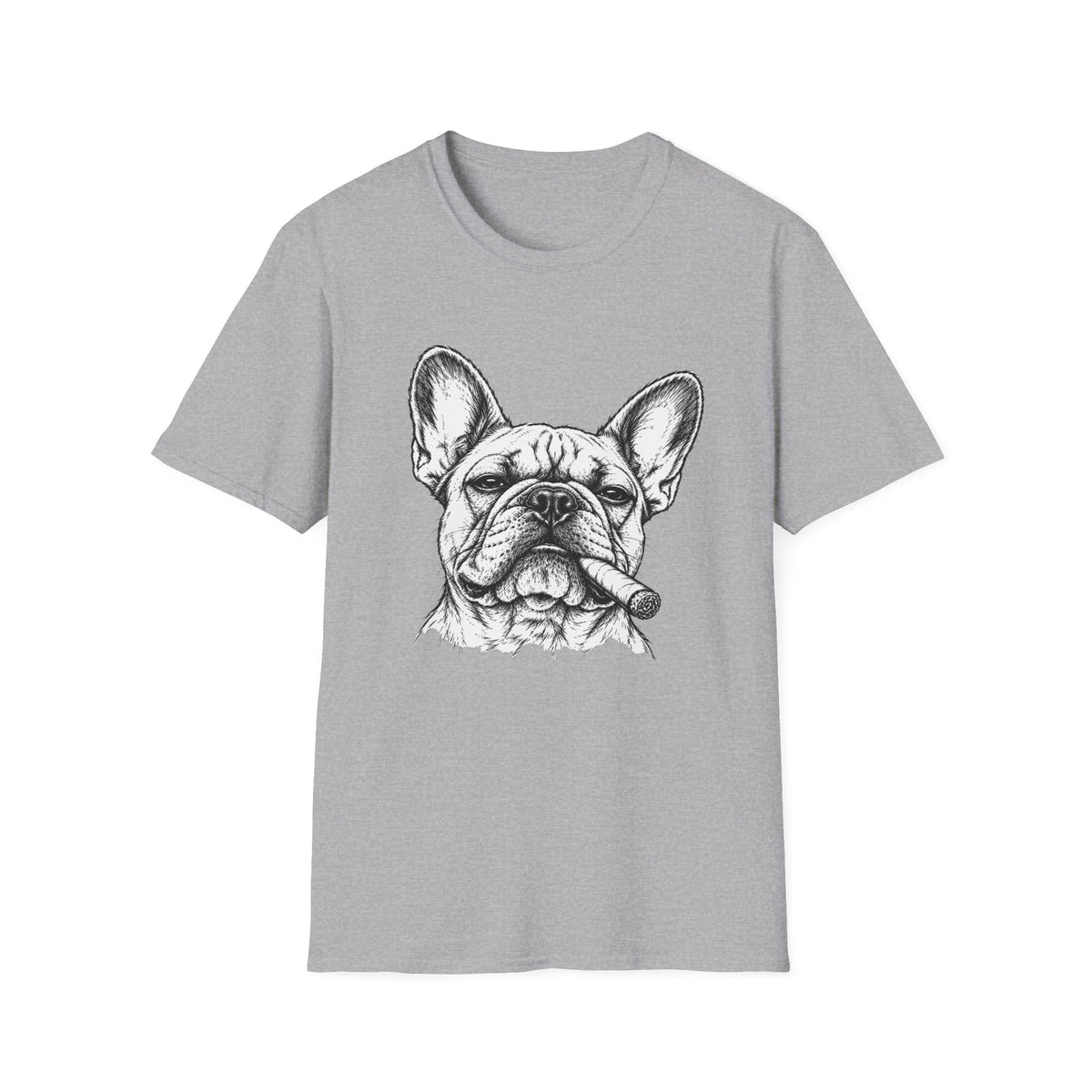French Bulldog with a Cigar T-Shirt