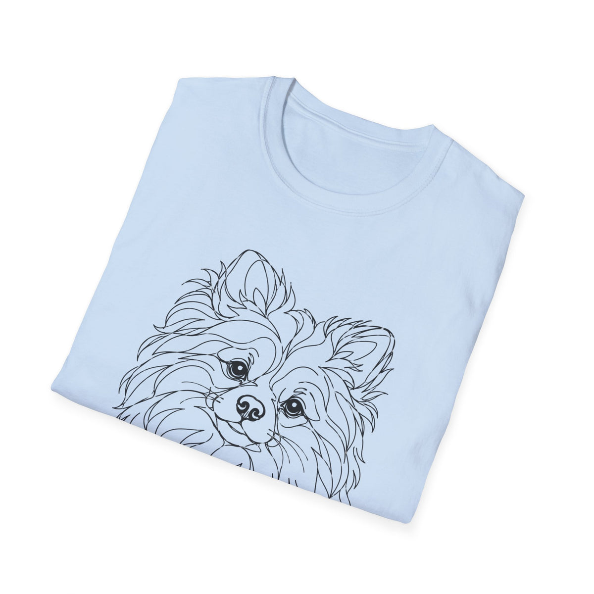 Pomeranian Line art T-Shirt