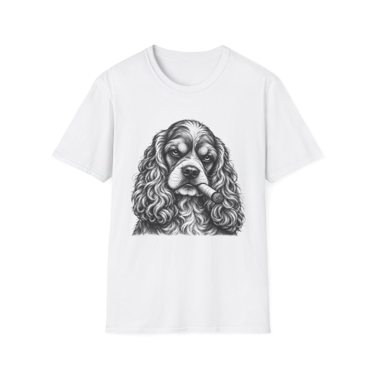 Cocker Spaniel with a Cigar T-Shirt