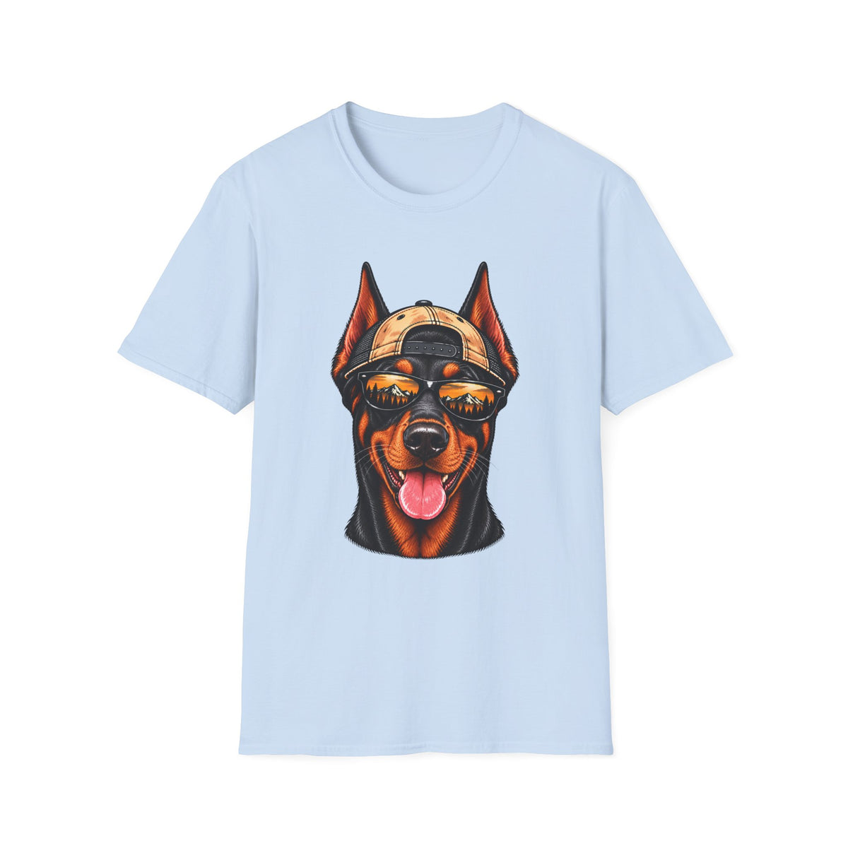 Doberman Pinscher Hat backwards T-Shirt