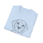Labrador Retriever Line art T-Shirt