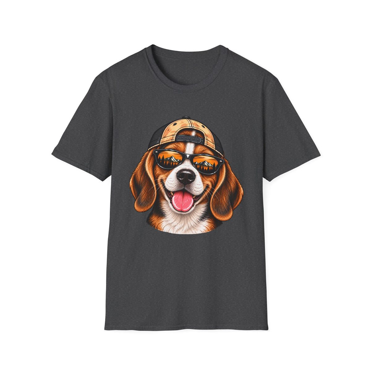 Beagle Hat backwards T-Shirt