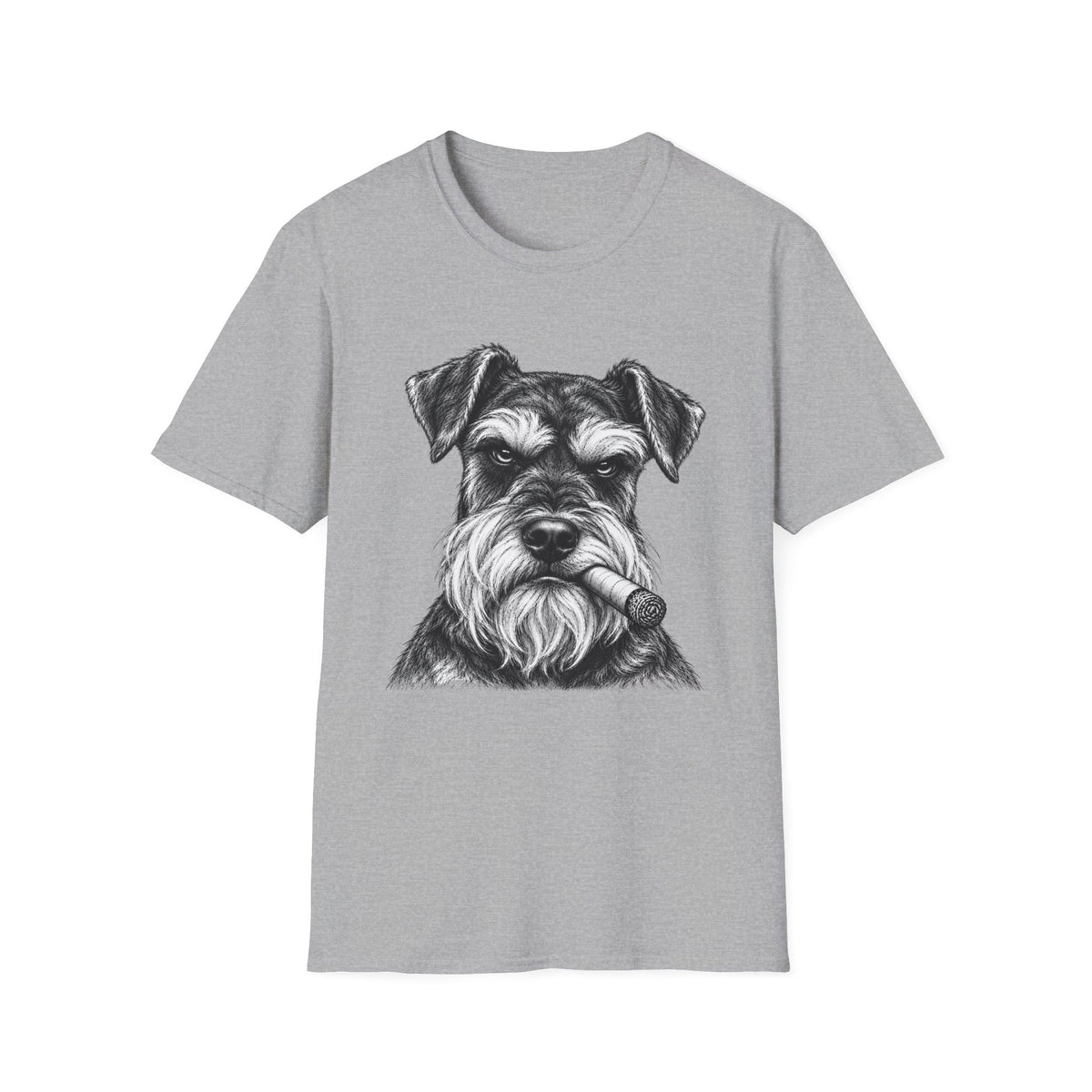 Schnauzer with a Cigar T-Shirt