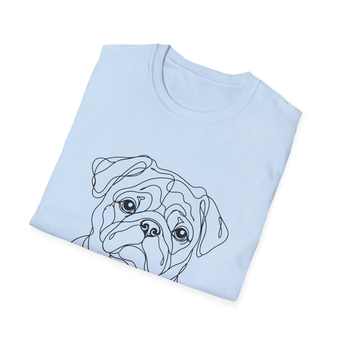 Pug Line art T-Shirt
