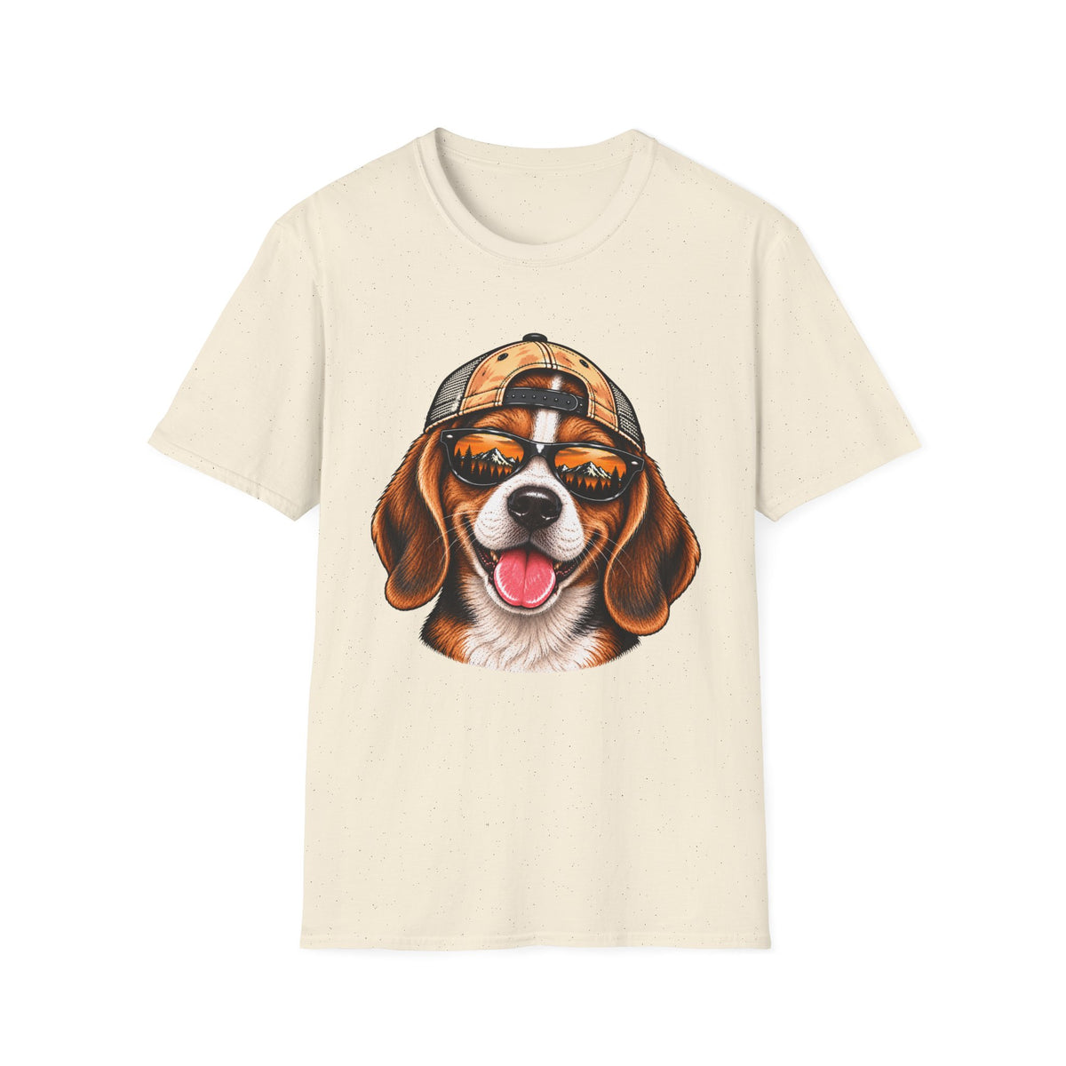 Beagle Hat backwards T-Shirt