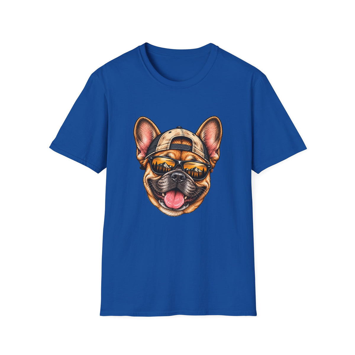 French Bulldog Hat backwards T-Shirt
