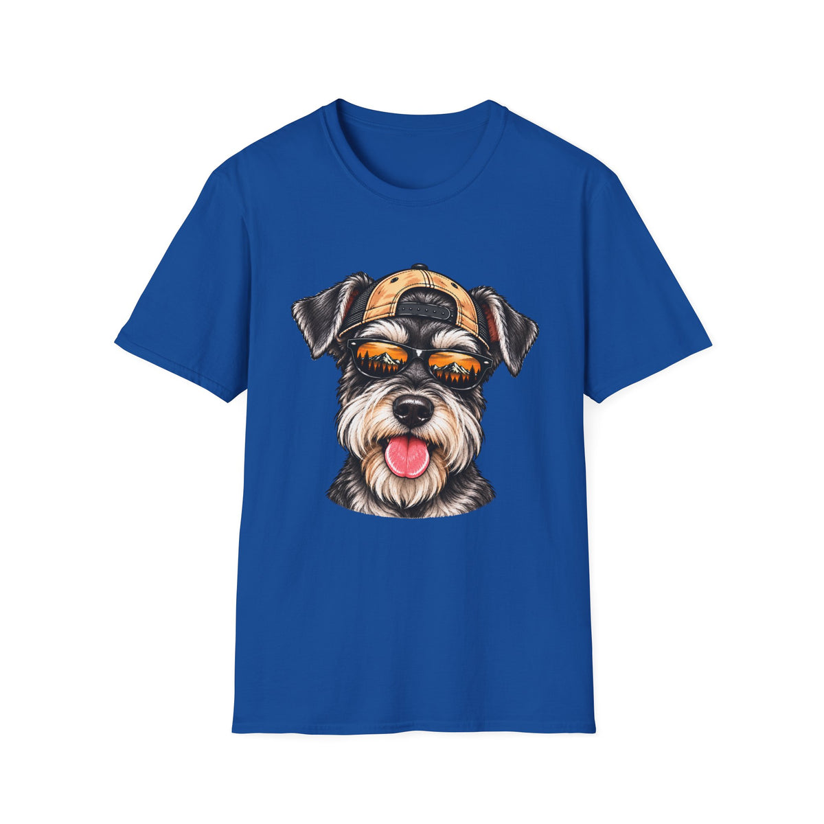 Schnauzer Hat backwards T-Shirt