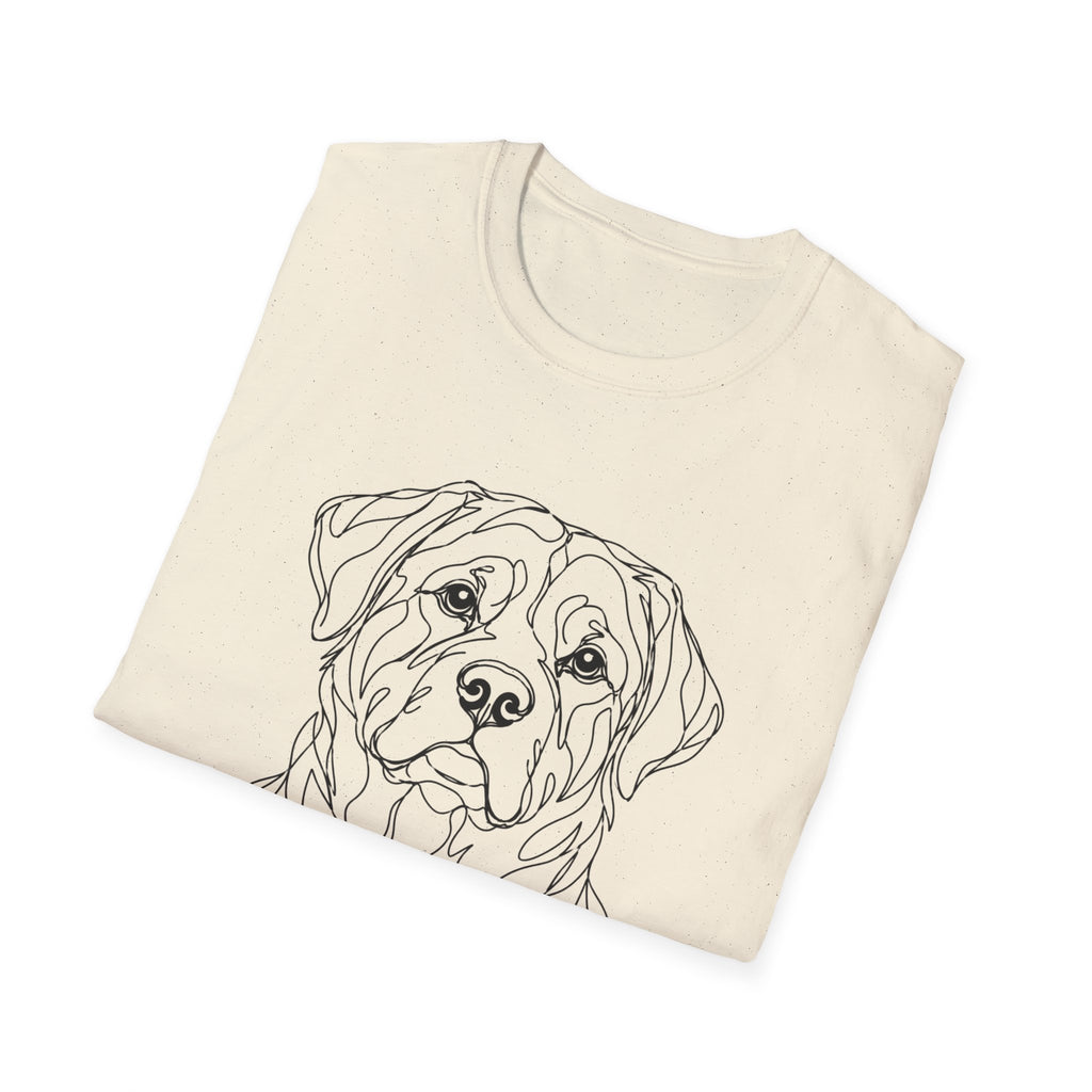 Rottweiler Line art T-Shirt