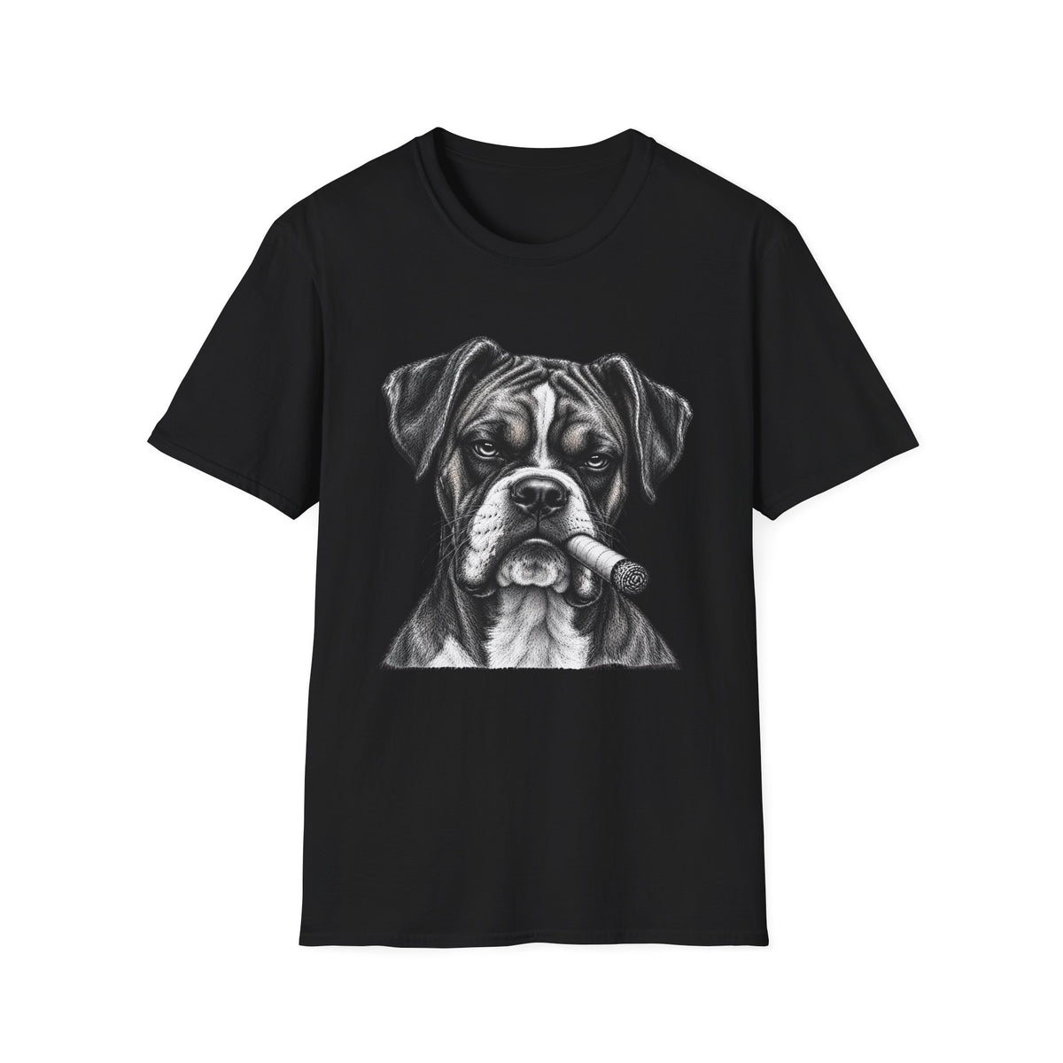 Boxer with a Cigar T-Shirt