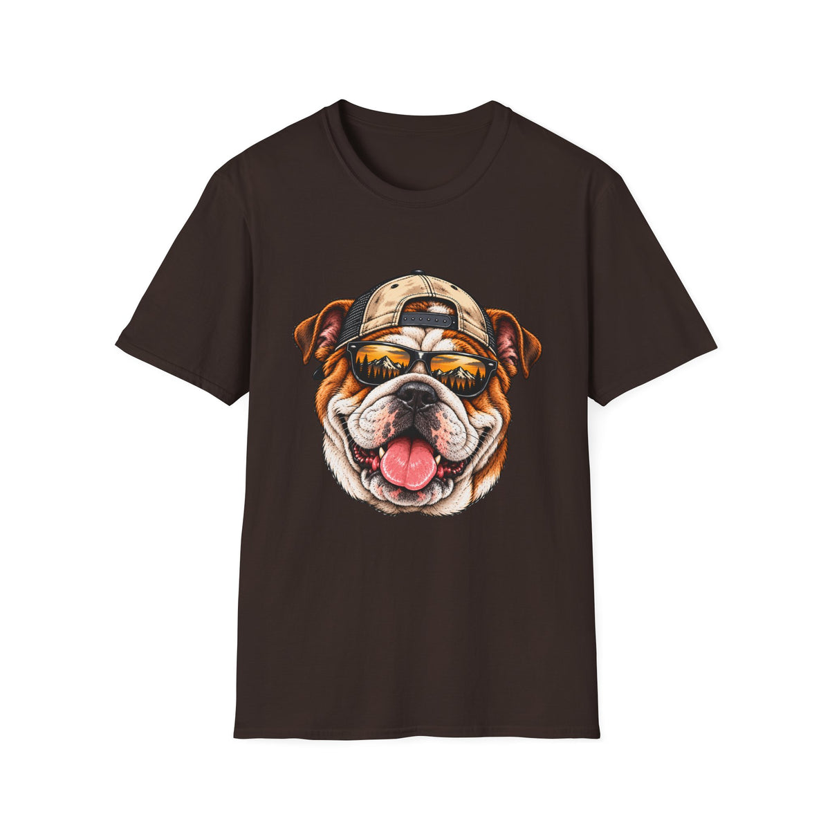 Bulldog Hat backwards T-Shirt