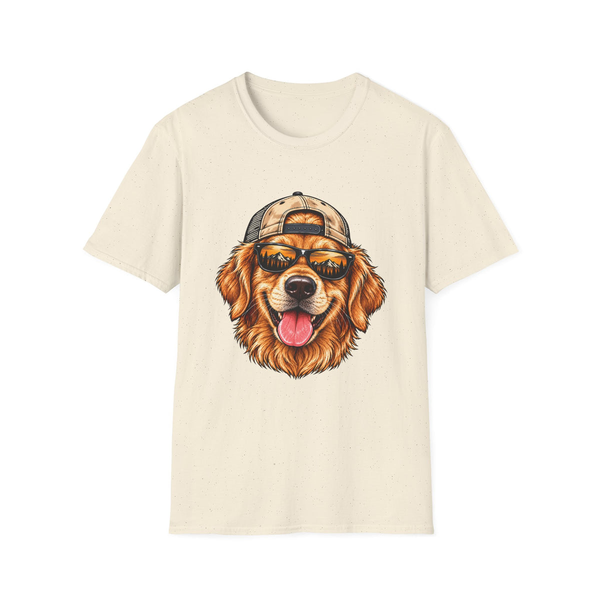 Golden Retriever Hat backwards T-Shirt