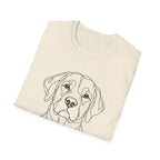 Labrador Retriever Line art T-Shirt
