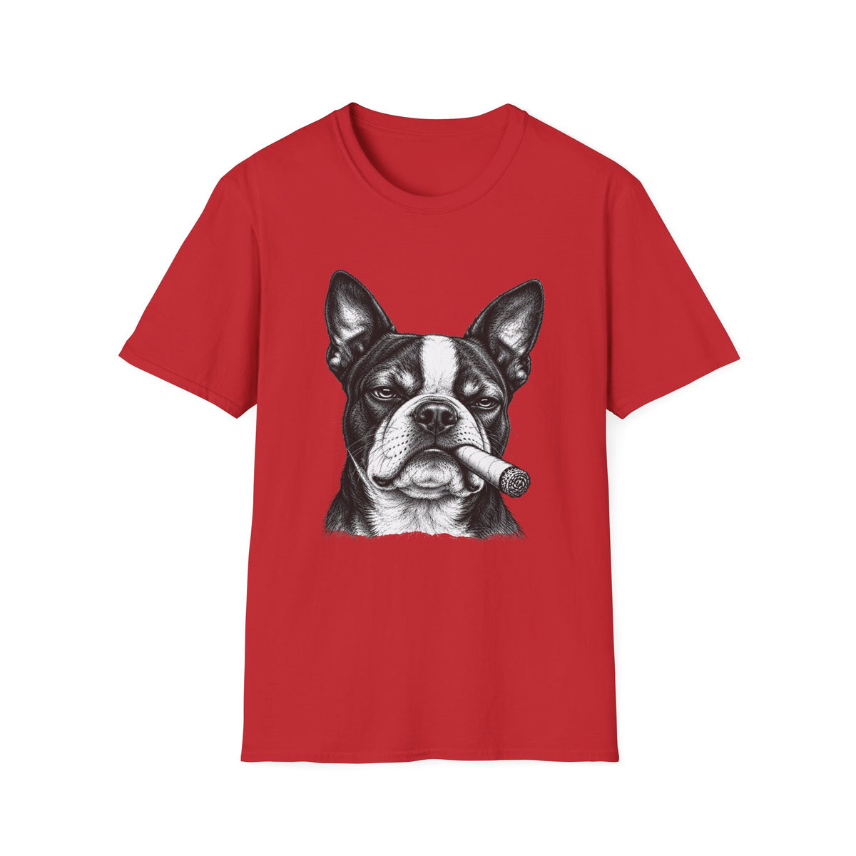 Boston Terrier with a Cigar T-Shirt