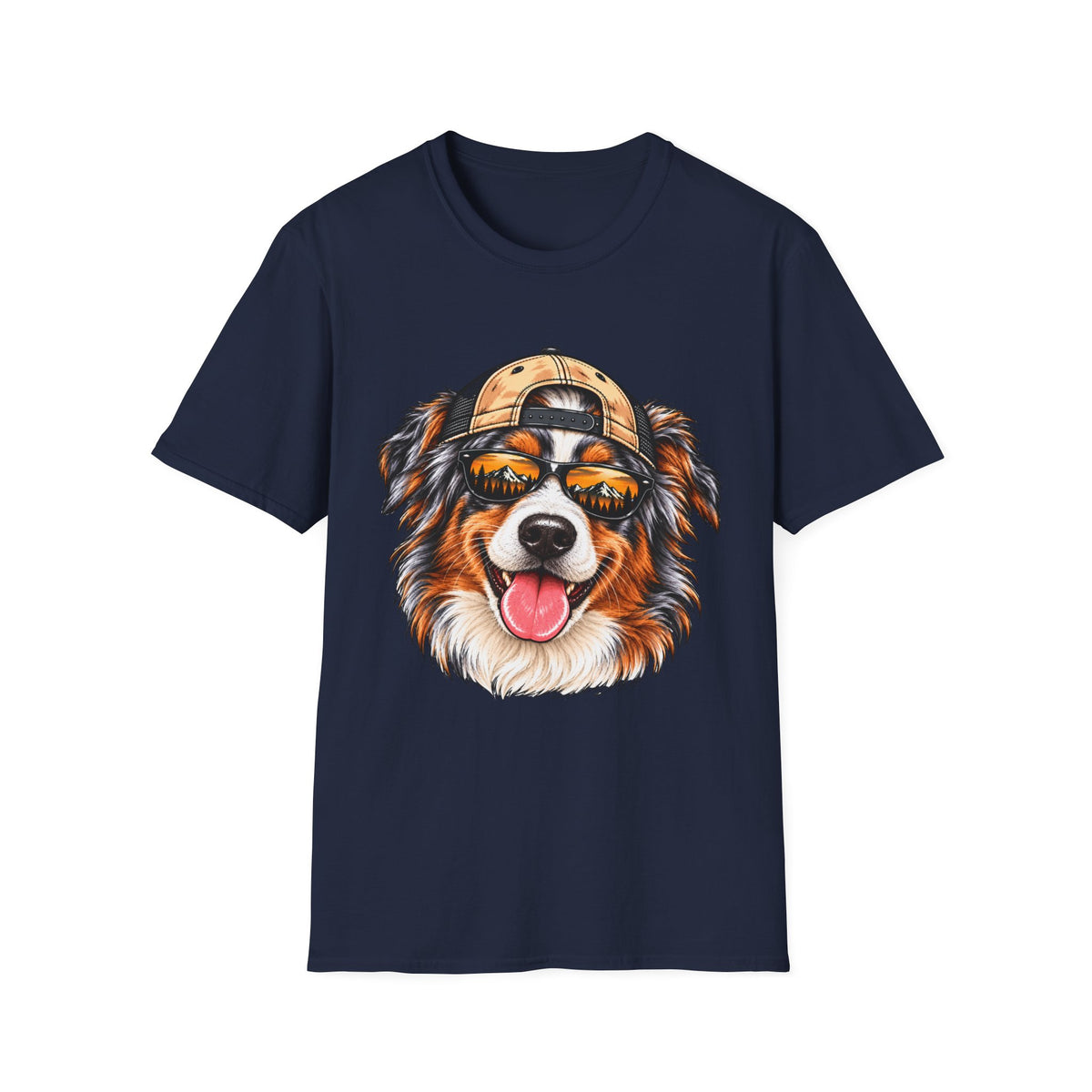 Australian Shepherd Hat backwards T-Shirt