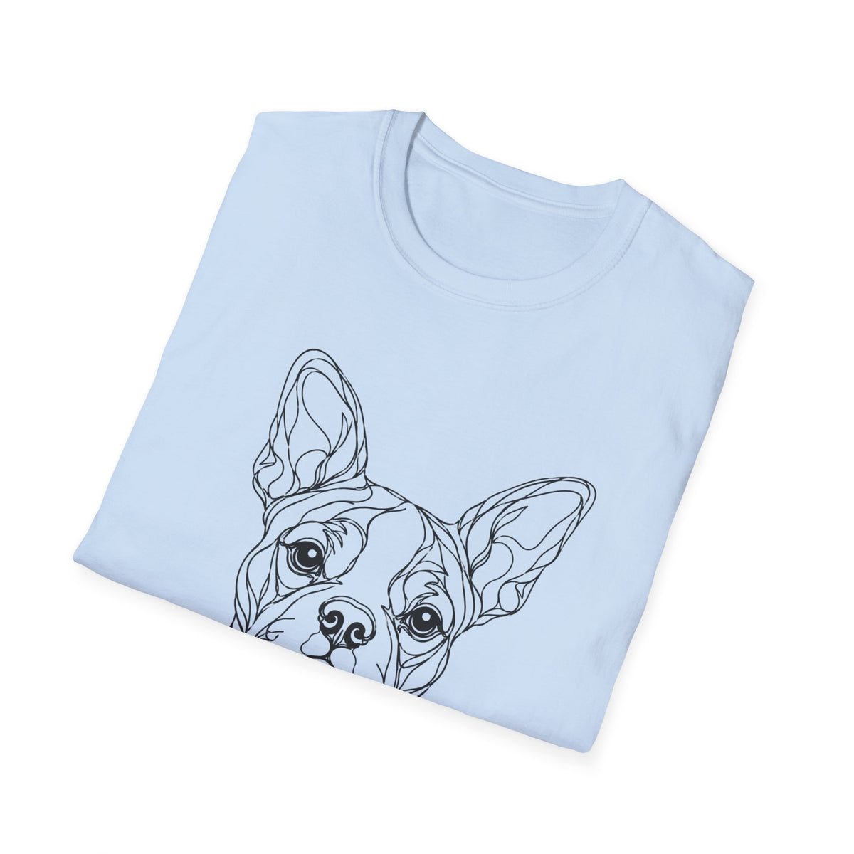 Boston Terrier Line art T-Shirt