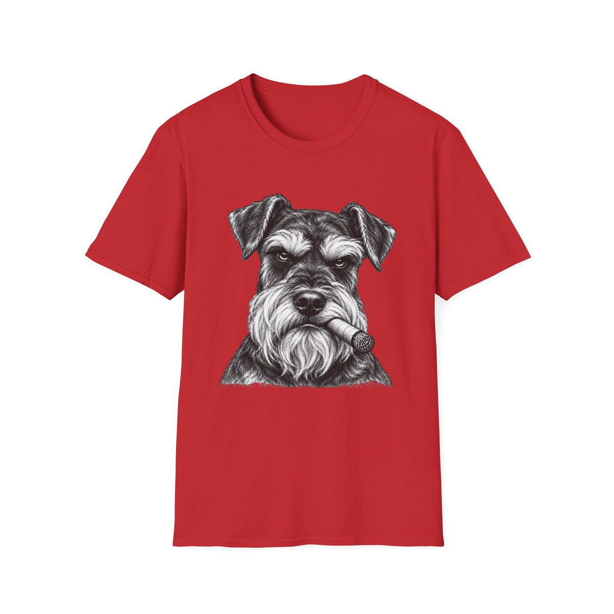 Schnauzer with a Cigar T-Shirt