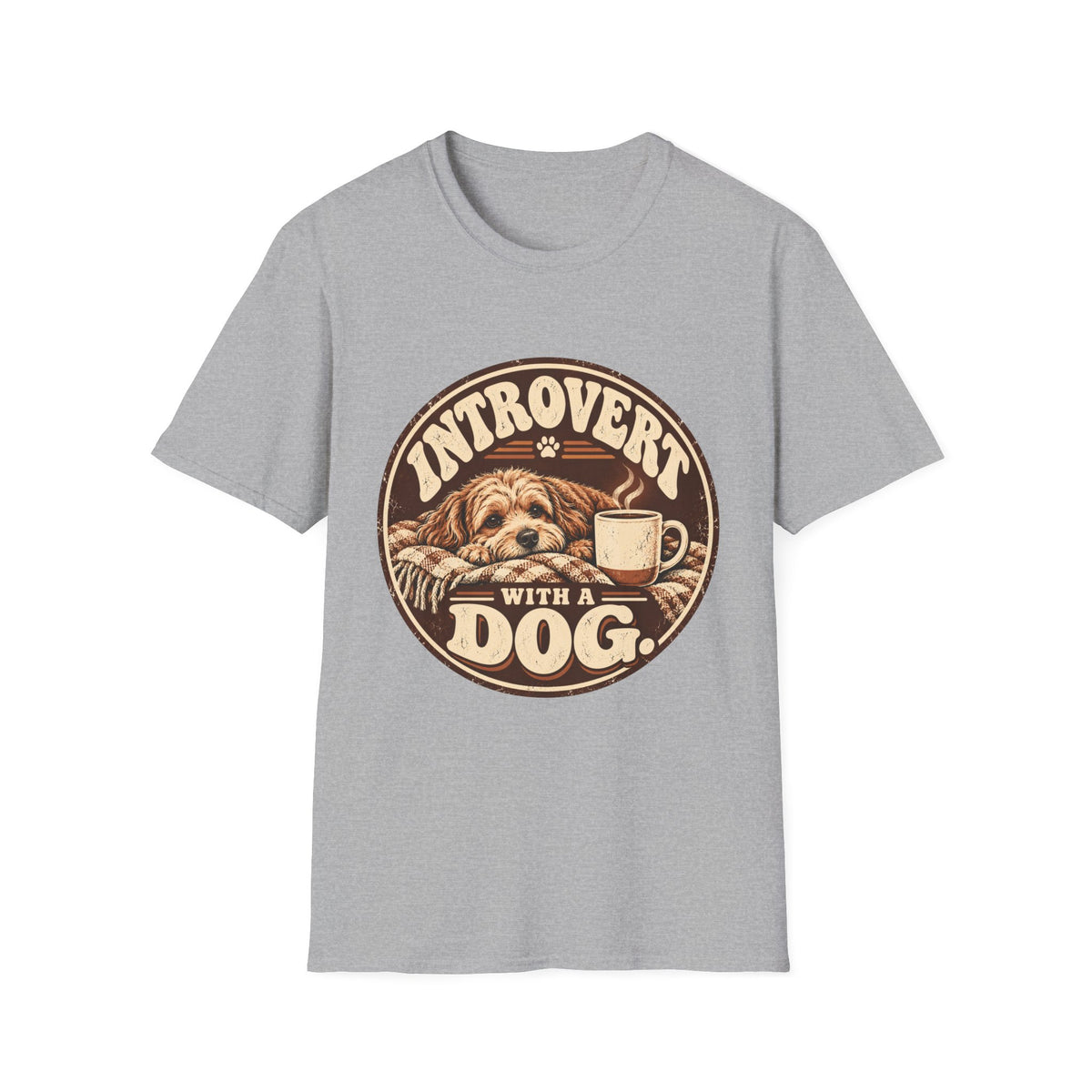 Introvert with a Dog T-Shirt
