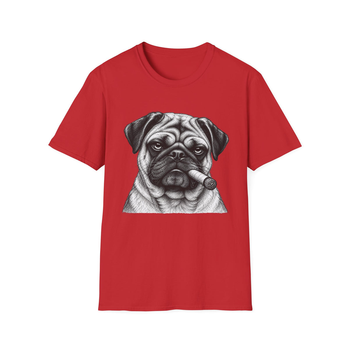 Pug with a Cigar T-Shirt