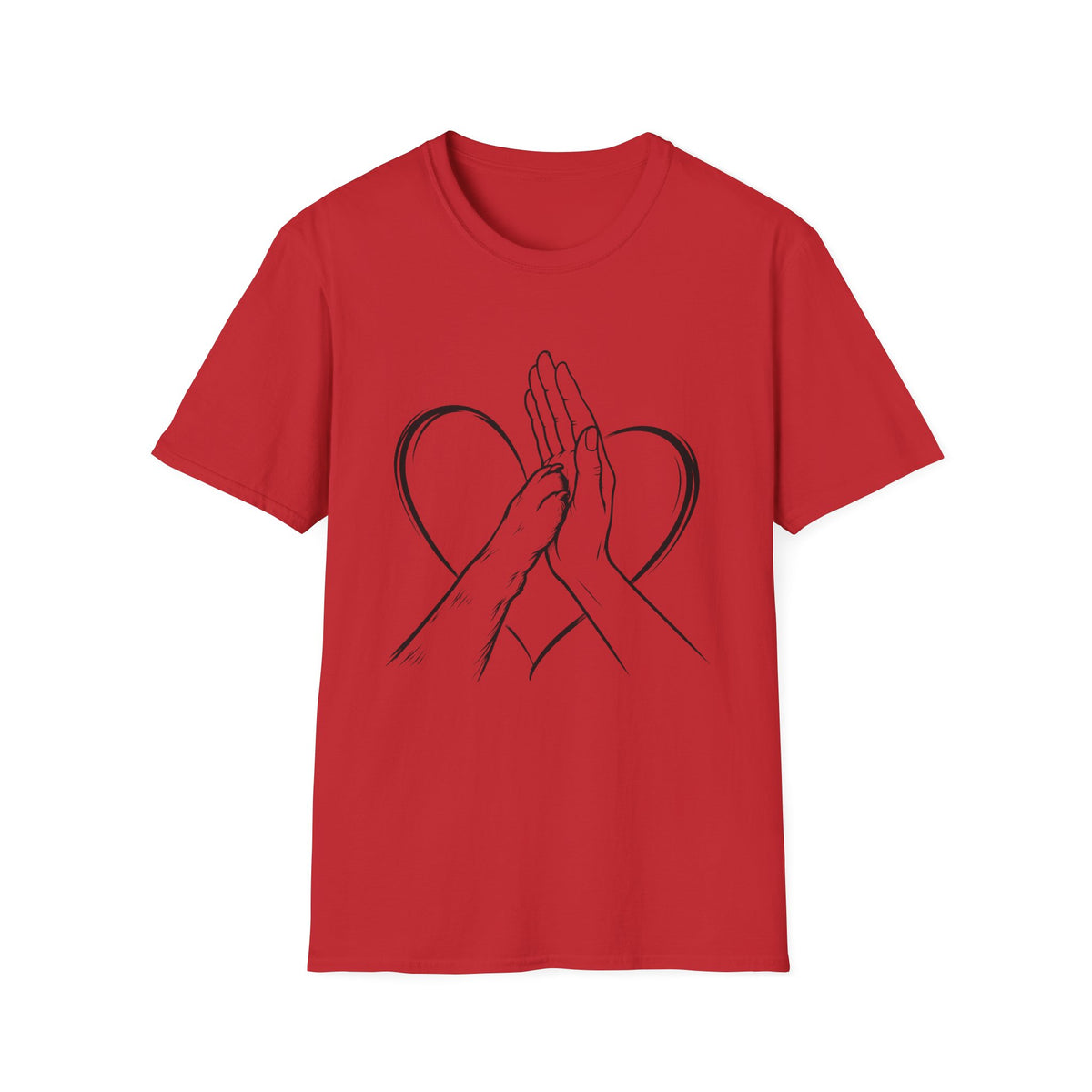 Paw touching Hand T-Shirt