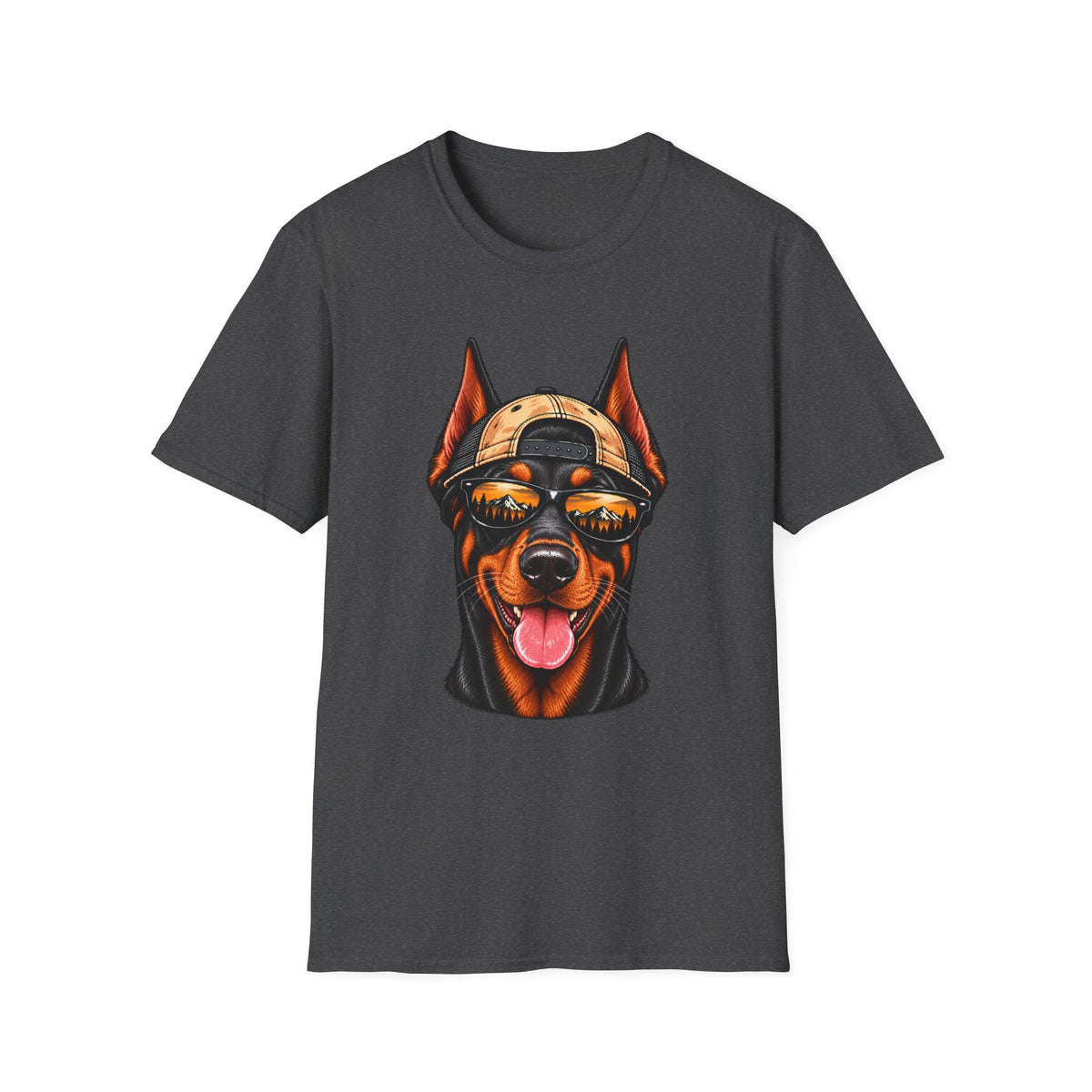 Doberman Pinscher Hat backwards T-Shirt