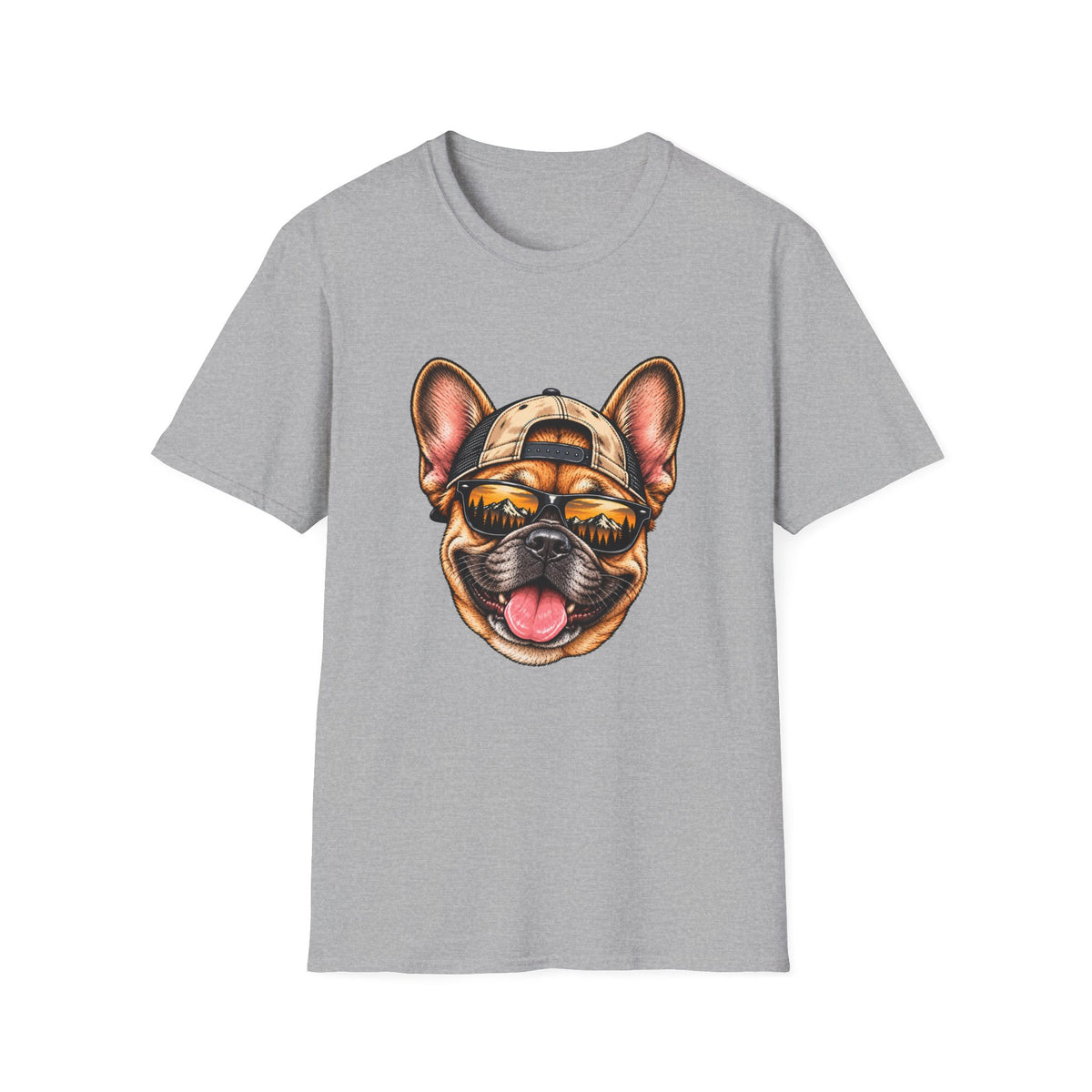 French Bulldog Hat backwards T-Shirt