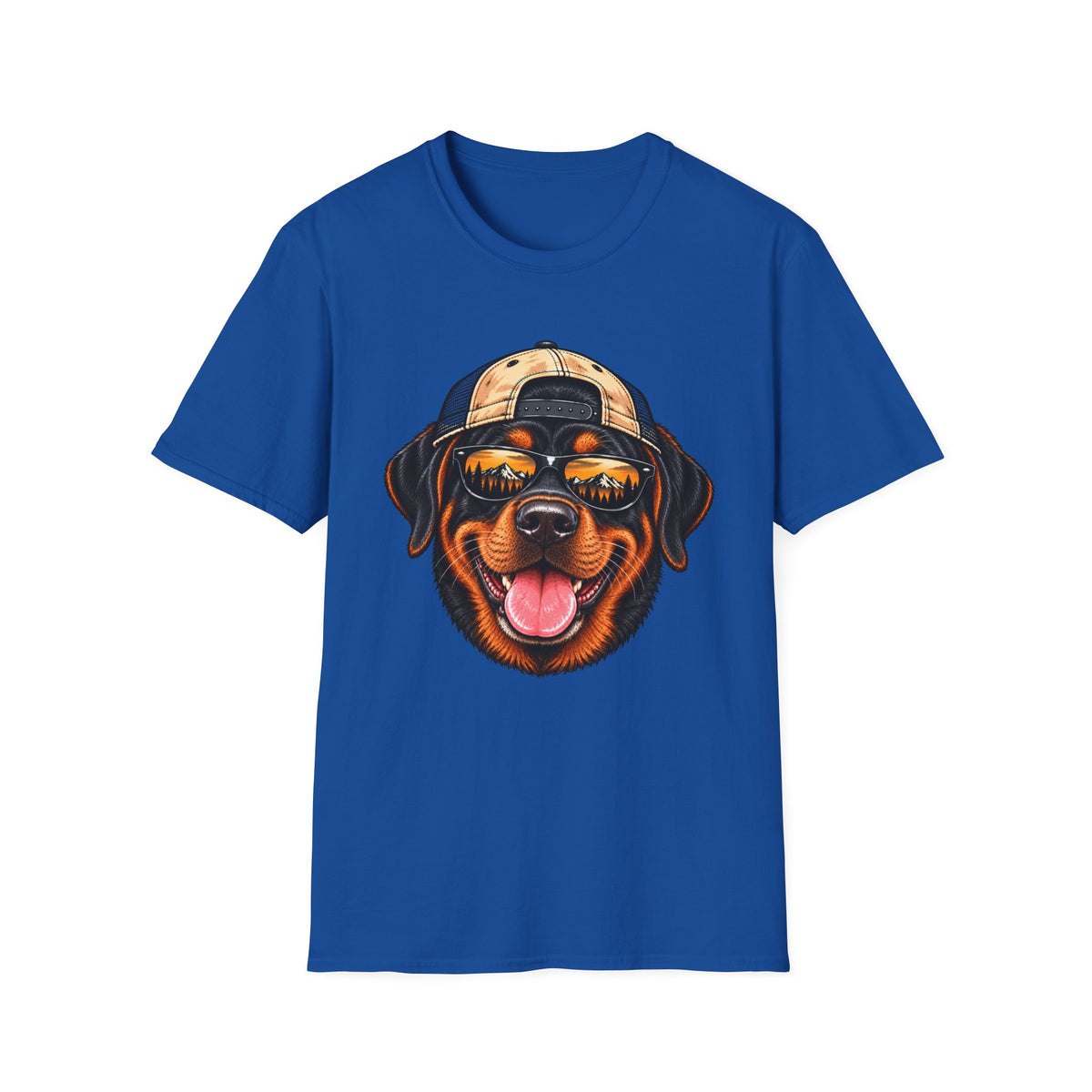 Rottweiler Hat backwards T-Shirt