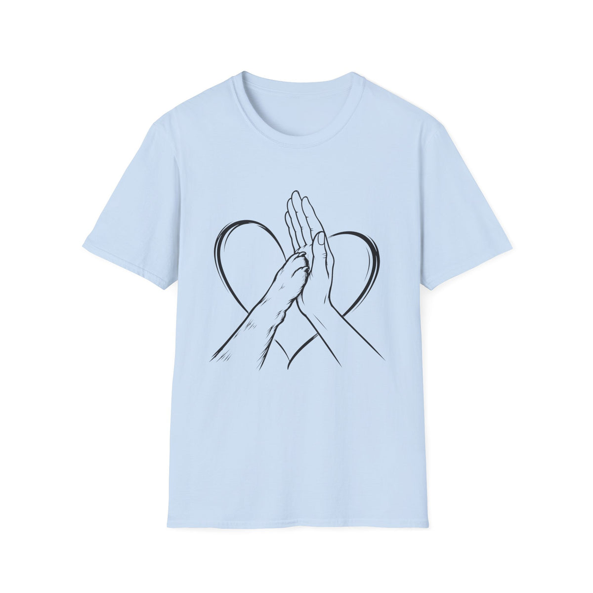 Paw touching Hand T-Shirt