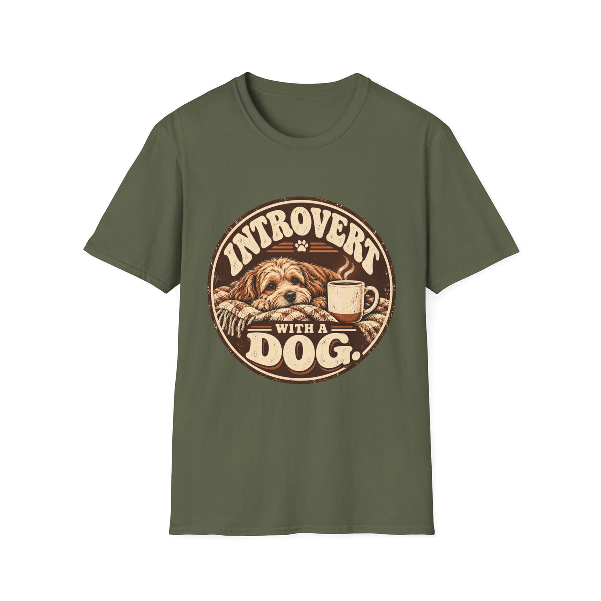 Introvert with a Dog T-Shirt