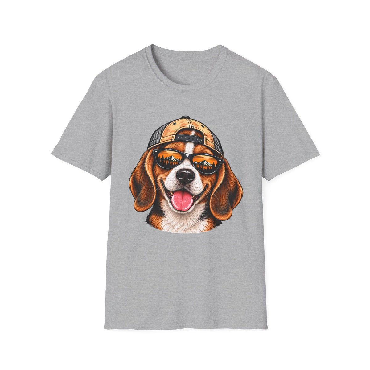 Beagle Hat backwards T-Shirt