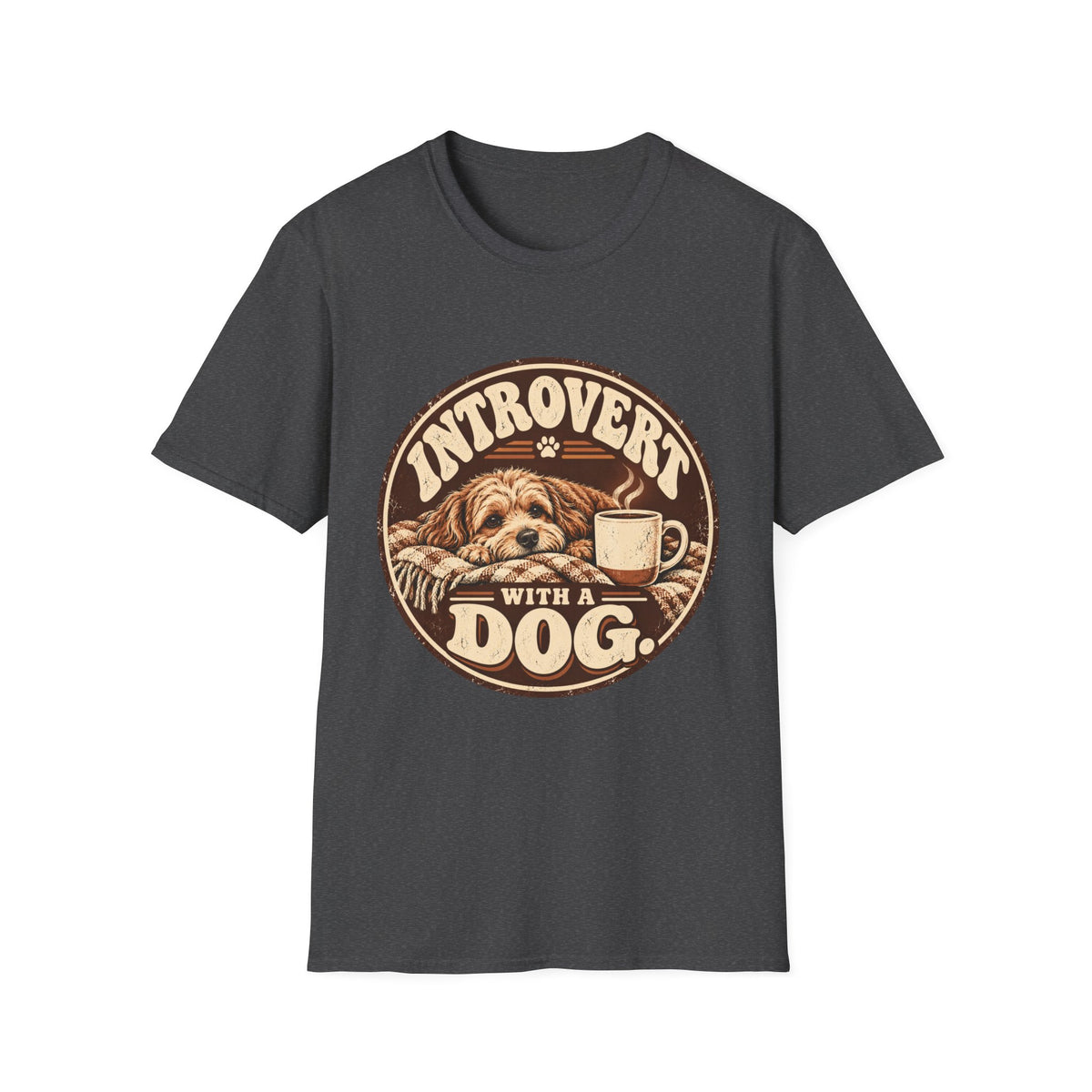 Introvert with a Dog T-Shirt