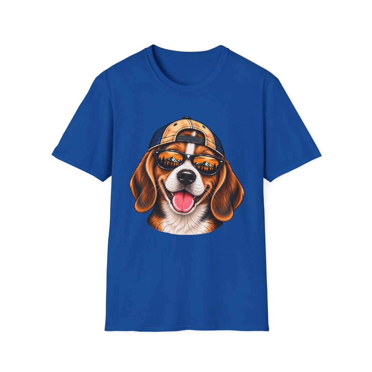 Beagle Hat backwards T-Shirt