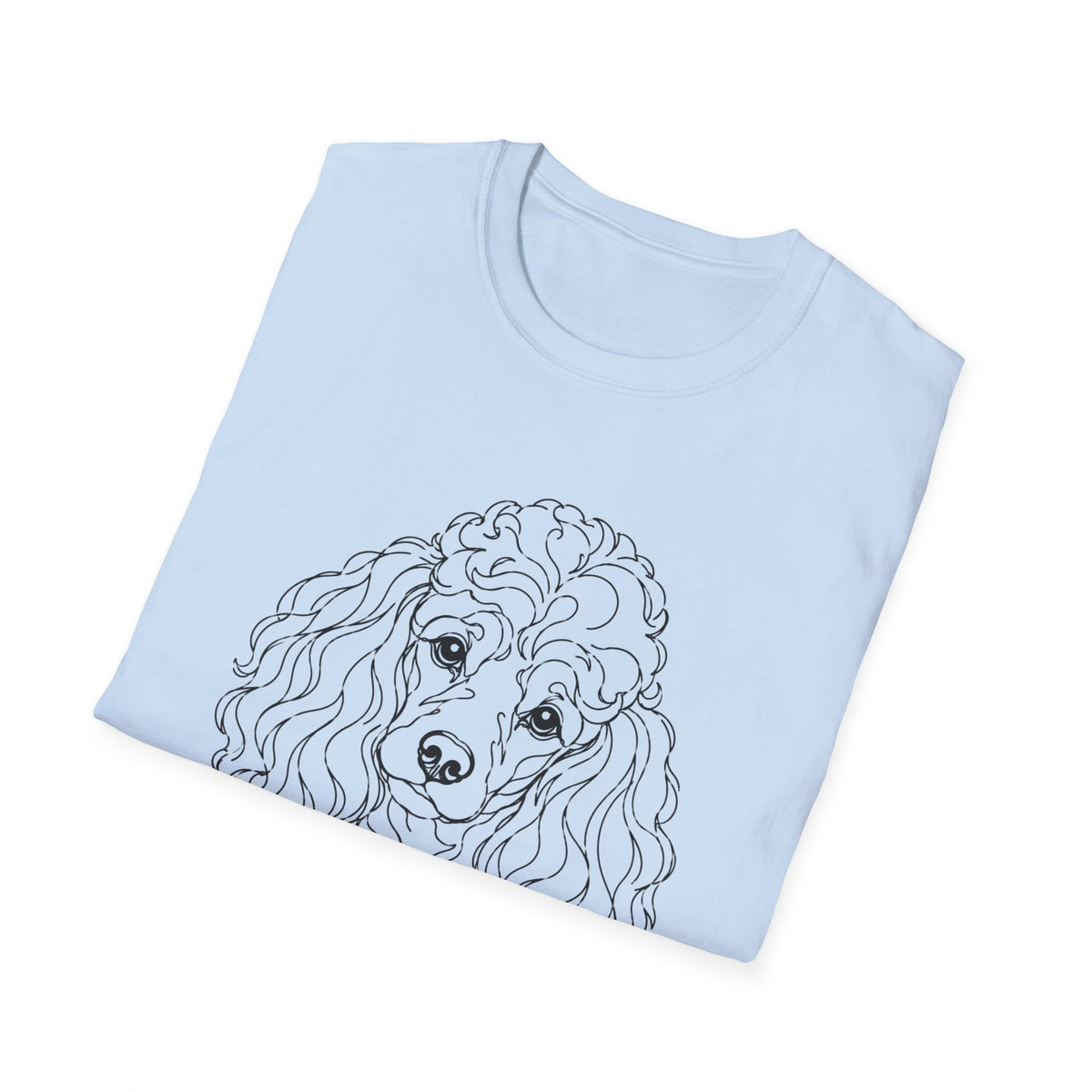 Poodle Line art T-Shirt