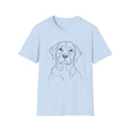 Labrador Retriever Line art T-Shirt